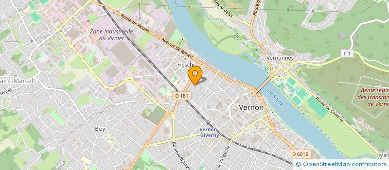 localisation de l'entreprise NORPLOV  VERNON