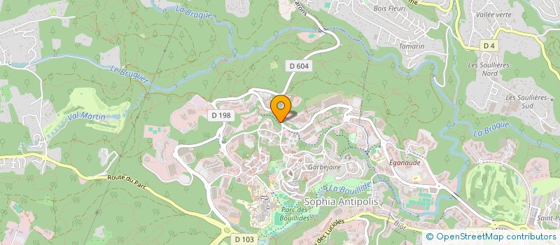 localisation de l'entreprise NORPLUS à VALBONNE