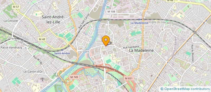 localisation de l'entreprise NORRA CONSULTING à LA MADELEINE