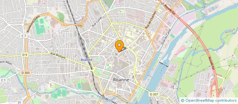 localisation de l'entreprise NORREP  ROANNE