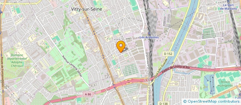 localisation de l'entreprise NORSAM IMMOBILIER  VITRY-SUR-SEINE