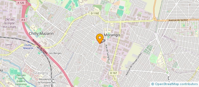 localisation de l'entreprise NORSIGNAL à MORANGIS
