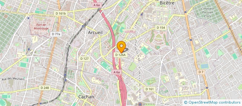 localisation de l'entreprise NORSOLAR TRADE à ARCUEIL