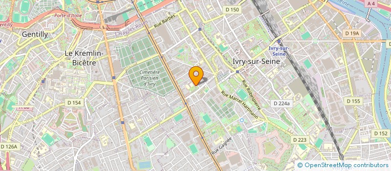 localisation de l'entreprise NORSON à IVRY-SUR-SEINE