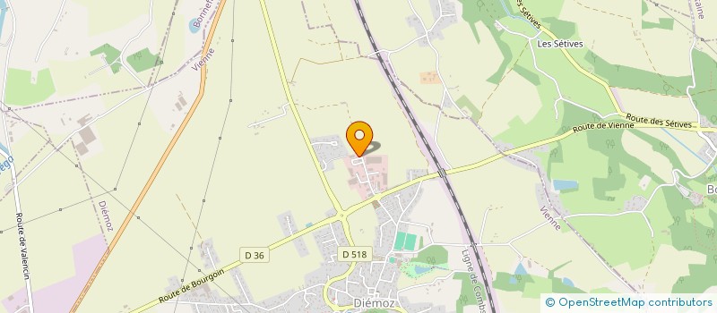 localisation de l'entreprise NORSONIC FRANCE GROUPE  DIEMOZ