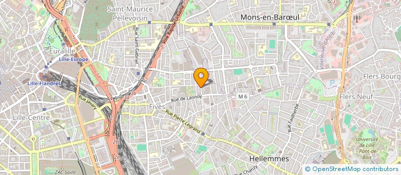 localisation de l'entreprise NORSPED SARL à LILLE