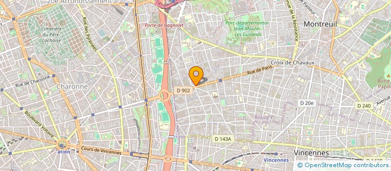 localisation de l'entreprise NORSSAE  MONTREUIL