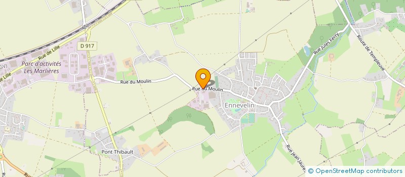 localisation de l'entreprise NORSYS SAS à ENNEVELIN