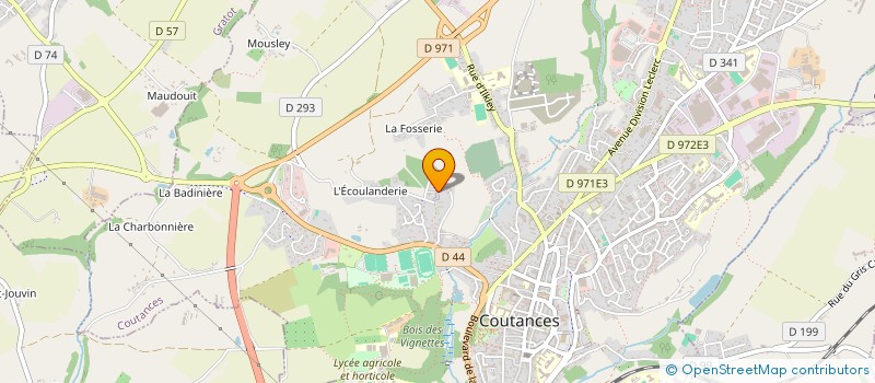 localisation de l'entreprise NORT  COUTANCES