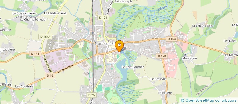 localisation de l'entreprise NORT PLAISANCE à NORT-SUR-ERDRE