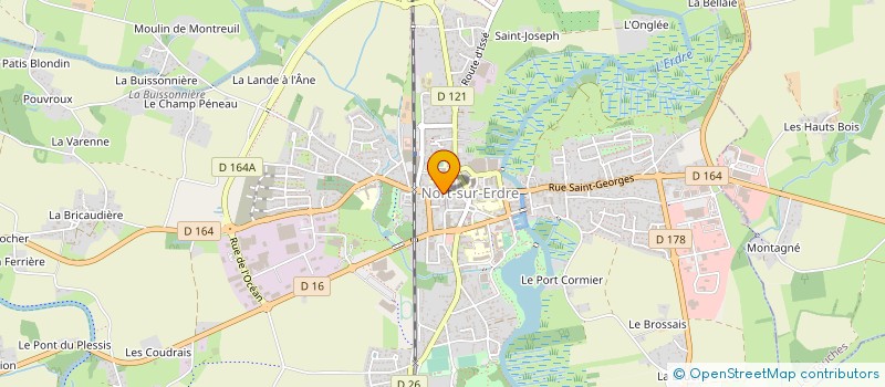 localisation de l'entreprise NORT-SUR-ERDRE ATHLETIC CLUB LES TOUCHES BASKET  NORT-SUR-ERDRE