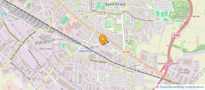 localisation de l'entreprise NORTAH  SAINT-PRIEST