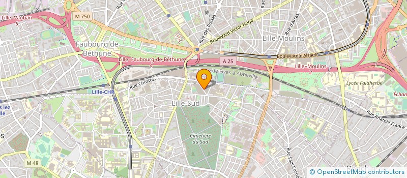localisation de l'entreprise NORTAT à LILLE