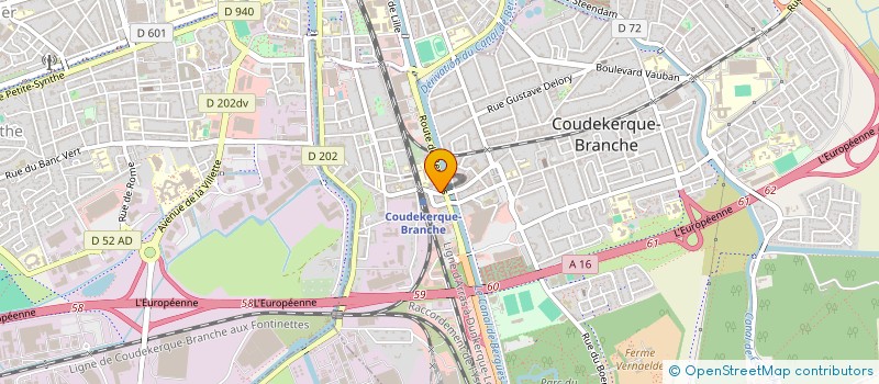 localisation de l'entreprise NORTEC à COUDEKERQUE-BRANCHE
