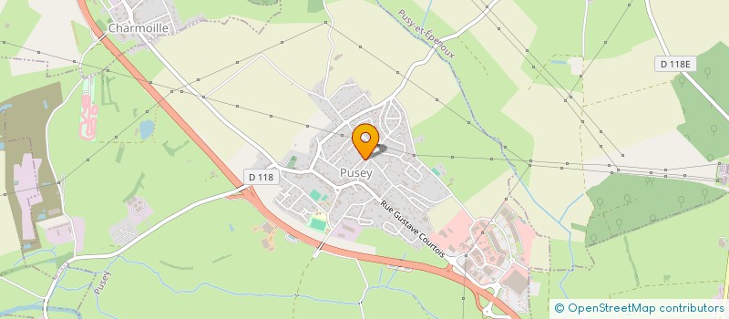 localisation de l'entreprise NORTEL  PUSEY