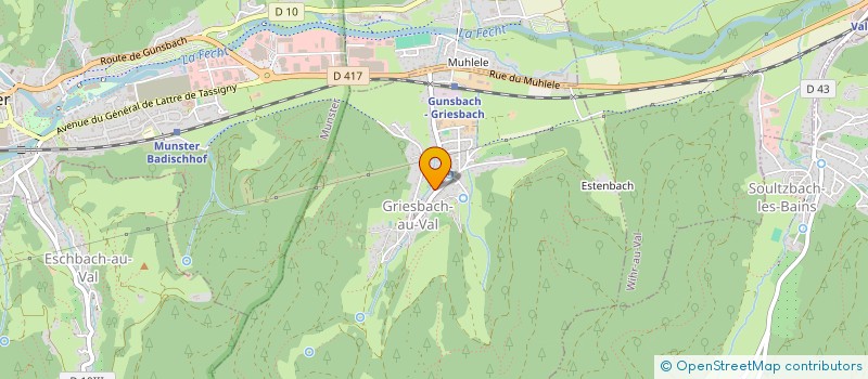 localisation de l'entreprise NORTH AMERICA TOUR  GRIESBACH-AU-VAL