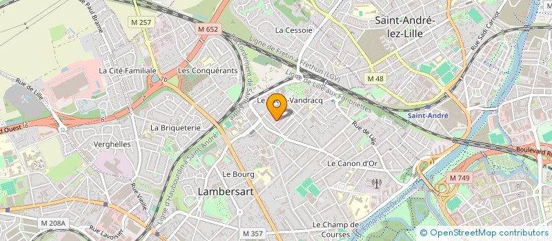 localisation de l'entreprise NORTH CARE à LAMBERSART