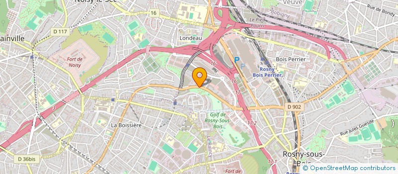 localisation de l'entreprise NORTH GATE CONSULTING à ROSNY-SOUS-BOIS