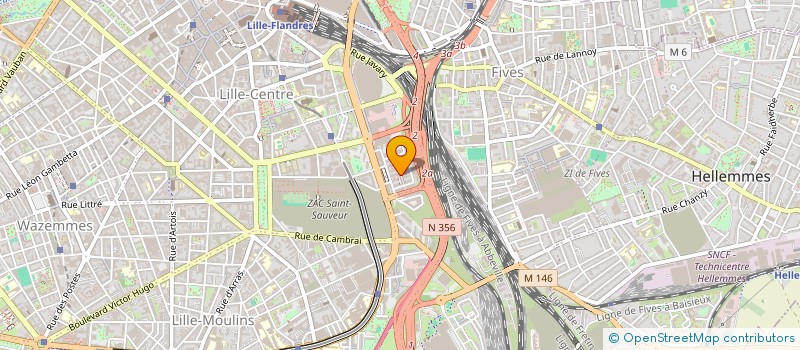 localisation de l'entreprise NORTH MUSIC STAGE  LILLE