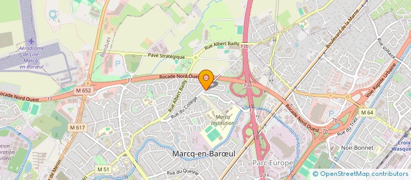 localisation de l'entreprise NORTH RAVE CONNEXION à MARCQ-EN-BARŒUL