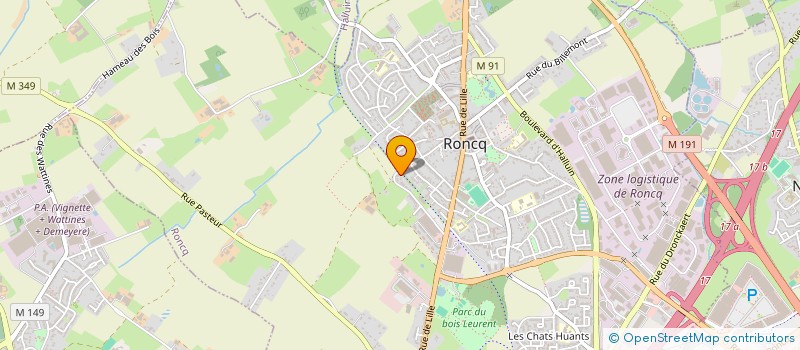 localisation de l'entreprise NORTH RUN TEAM  RONCQ