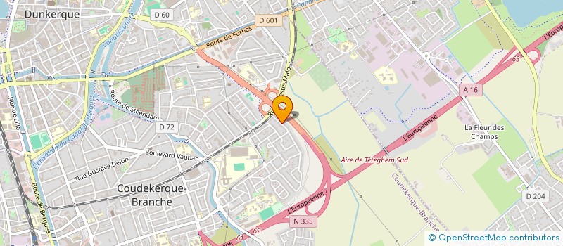 localisation de l'entreprise NORTH SEA HARLEY-DAVIDSON GROUP  COUDEKERQUE-BRANCHE