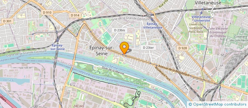 localisation de l'entreprise NORTH SIDE MUSIC à EPINAY-SUR-SEINE