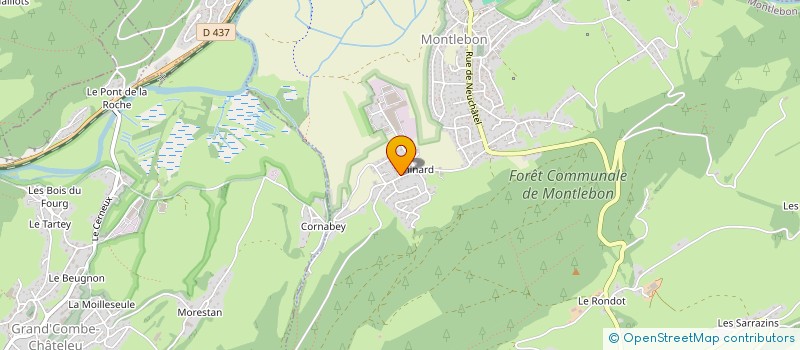 localisation de l'entreprise NORTH STAR  MONTLEBON