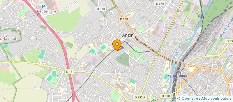 localisation de l'entreprise NORTH TRANSPORTS  ANZIN