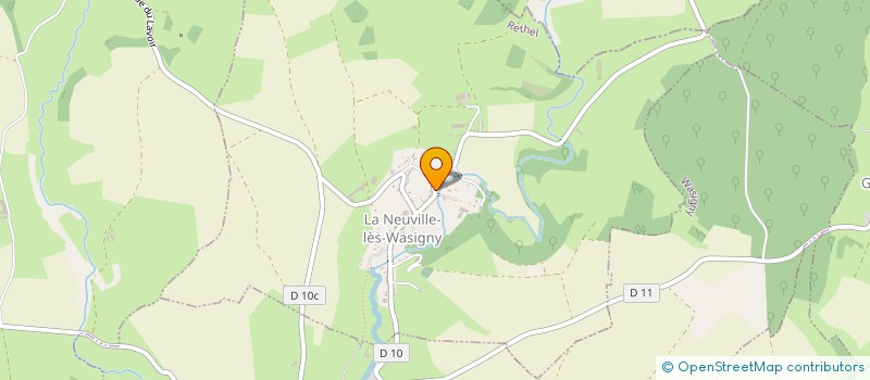 localisation de l'entreprise NORTH WOOD à LA NEUVILLE-LES-WASIGNY