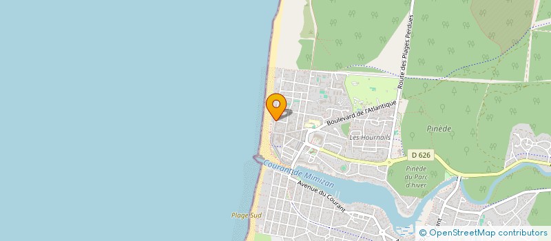 localisation de l'entreprise NORTHBEACH  MIMIZAN