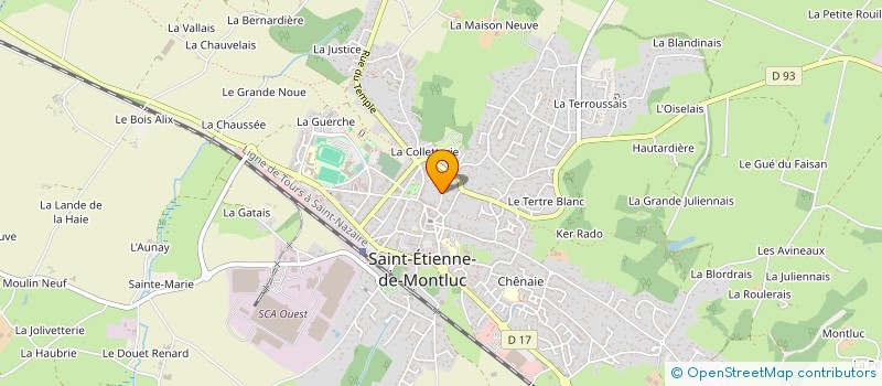 localisation de l'entreprise NORTHERN JACK à SAINT-ETIENNE-DE-MONTLUC