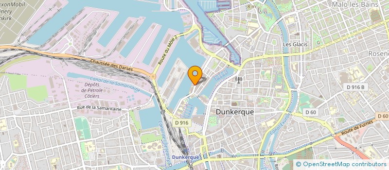 localisation de l'entreprise NORTHERN SHIPPING AND LOGISTIC  DUNKERQUE