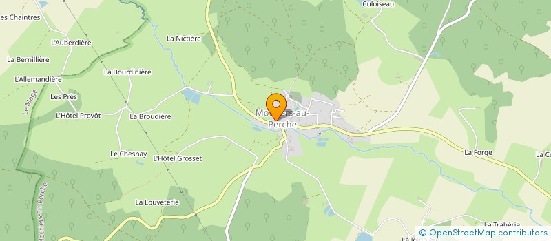 localisation de l'entreprise NORTHGATE à MOUTIERS-AU-PERCHE