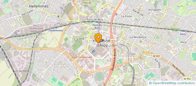 localisation de l'entreprise NORTHMAN LIMOUSINE  VILLENEUVE-D'ASCQ