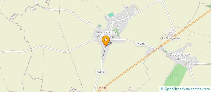 localisation de l'entreprise NORTHSTAR à VILLERS-SAINT-CHRISTOPHE