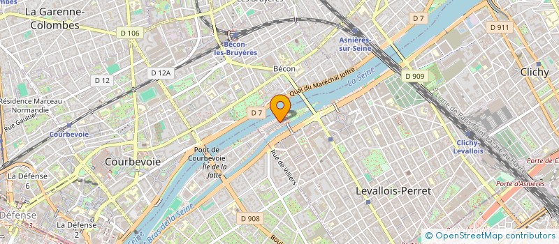 localisation de l'entreprise NORTHWOOD à LEVALLOIS-PERRET