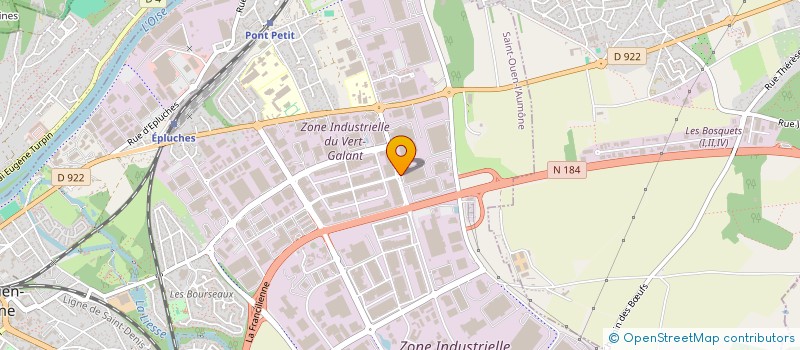 localisation de l'entreprise NORTIER EMBALLAGES à SAINT-OUEN-L'AUMONE