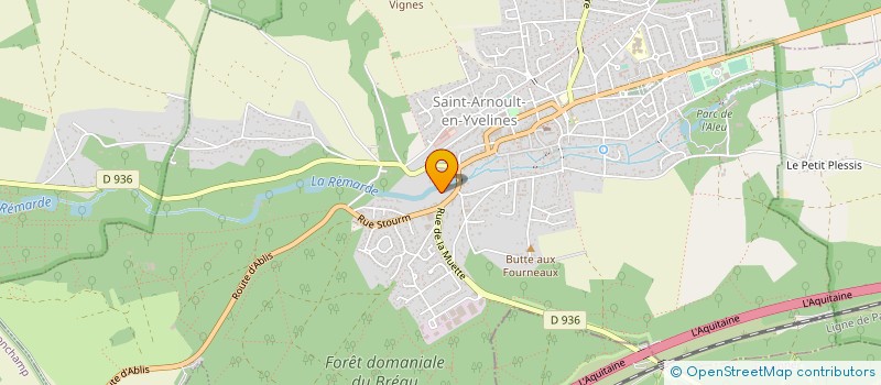 localisation de l'entreprise NORTIER PEINTURE  SAINT-ARNOULT-EN-YVELINES