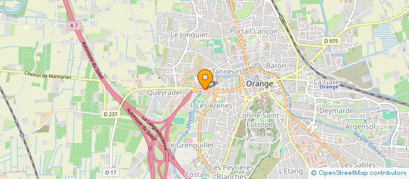 localisation de l'entreprise NORTON  ORANGE