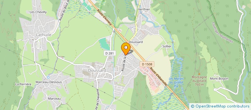 localisation de l'entreprise NORTRIP  DOUSSARD