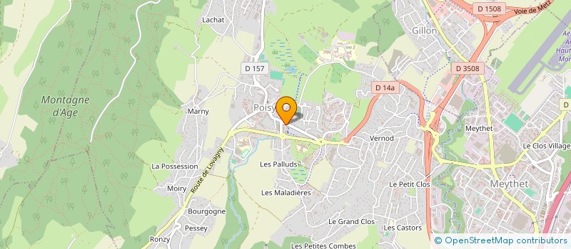 localisation de l'entreprise NORTYC DISTRIBUTION à POISY