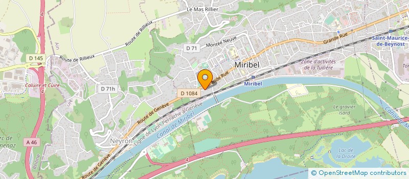 localisation de l'entreprise NORWEST à MIRIBEL