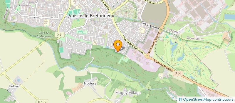 localisation de l'entreprise NORY CONSEILS PARTICIPATIONS à VOISINS-LE-BRETONNEUX