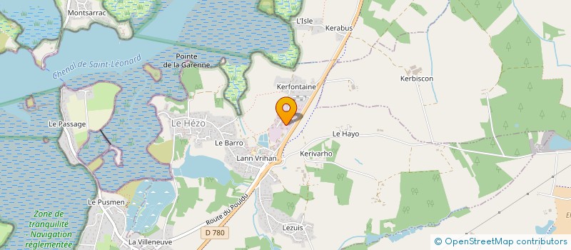 localisation de l'entreprise NORY IMMO  SURZUR