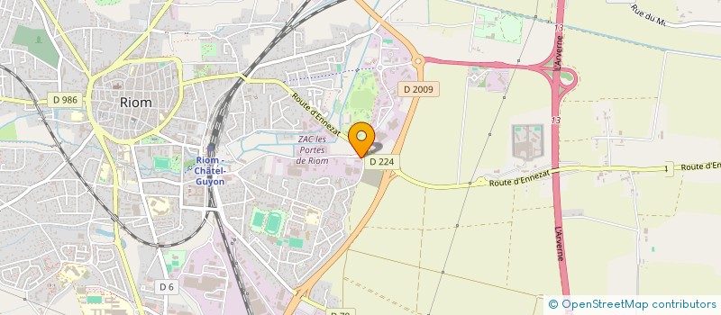 localisation de l'entreprise NORYA à RIOM
