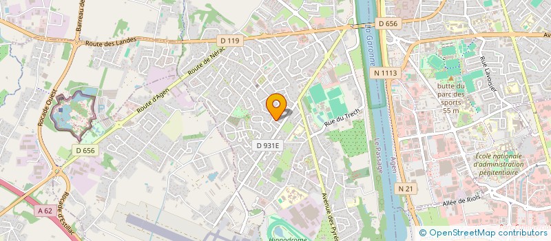 localisation de l'entreprise NORYAS  LE PASSAGE