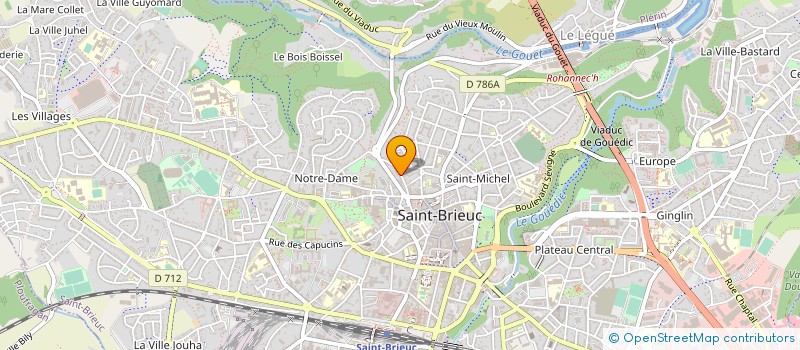 localisation de l'entreprise NORYEVA à SAINT-BRIEUC