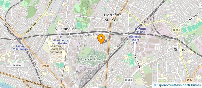 localisation de l'entreprise NOS ACTIONS, NOTRE AVENIR (NANA) à PIERREFITTE-SUR-SEINE