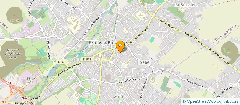localisation de l'entreprise NOS AMIS A 4 PATTES  BRUAY LA BUISSIERE